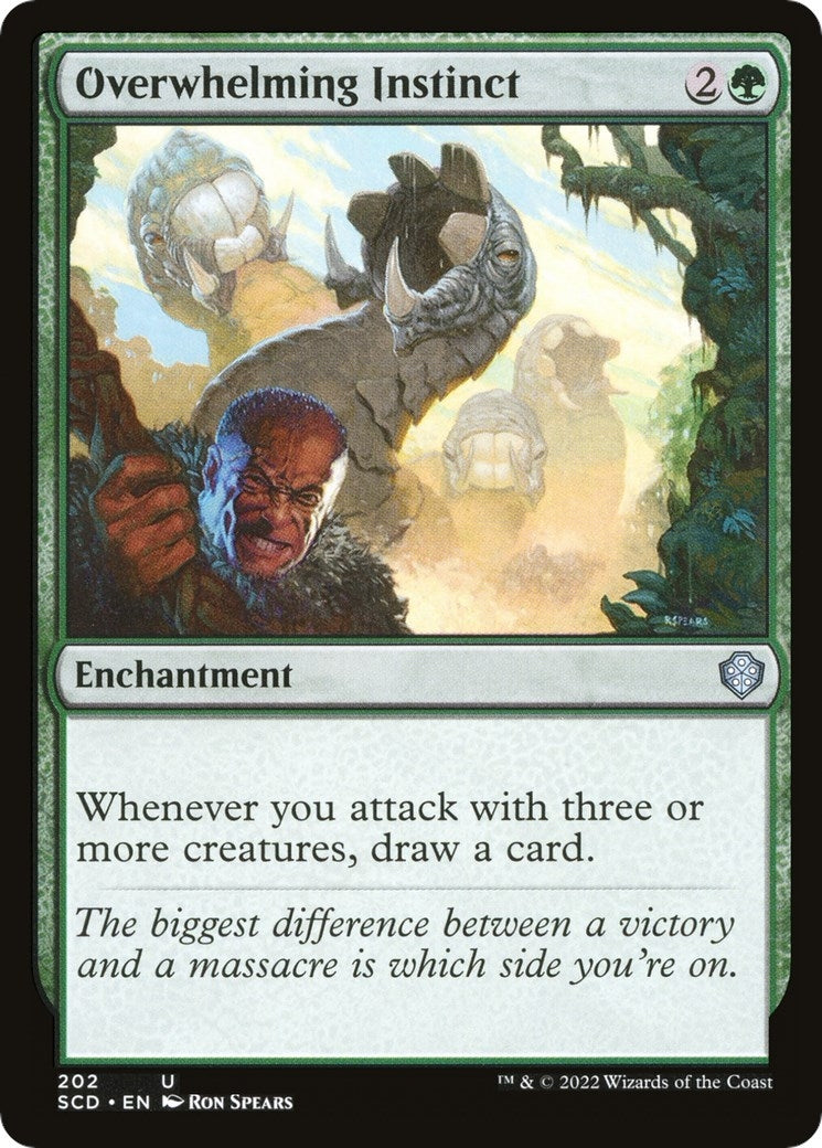 Image for Overwhelming Instinct (202) (SCD) - Magic: The Gathering