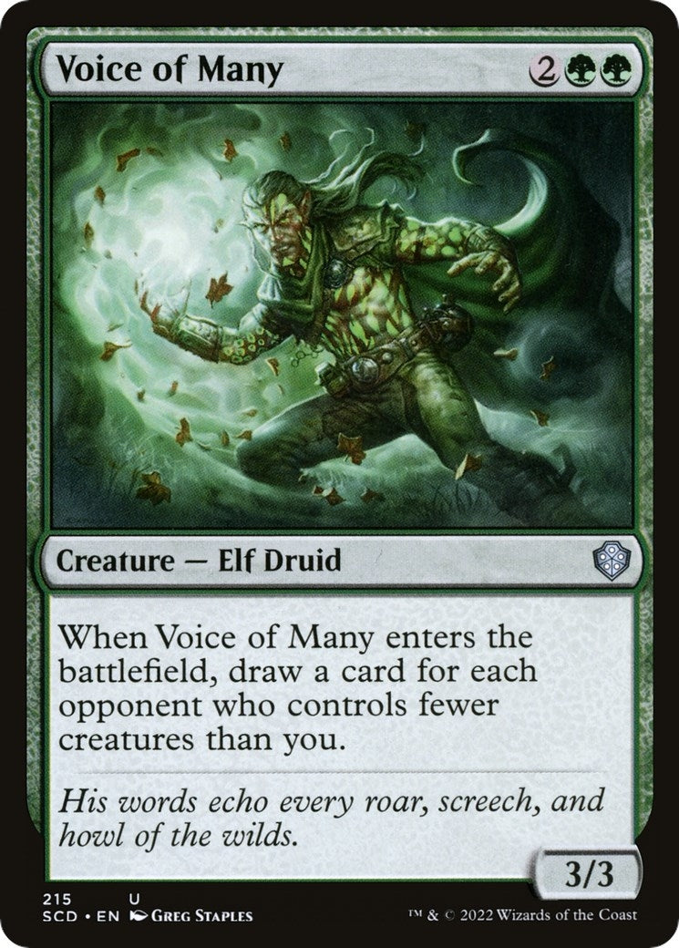 Image for Voice of Many (215) (SCD) - Magic: The Gathering