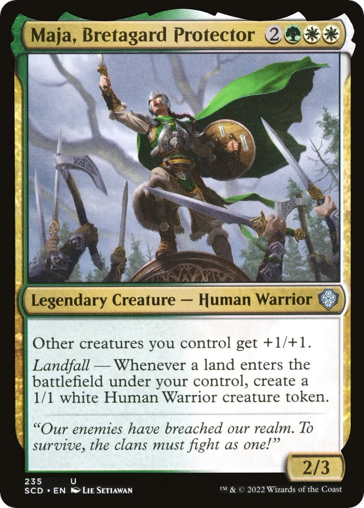 Image for Maja, Bretagard Protector (235) (SCD) - Magic: The Gathering