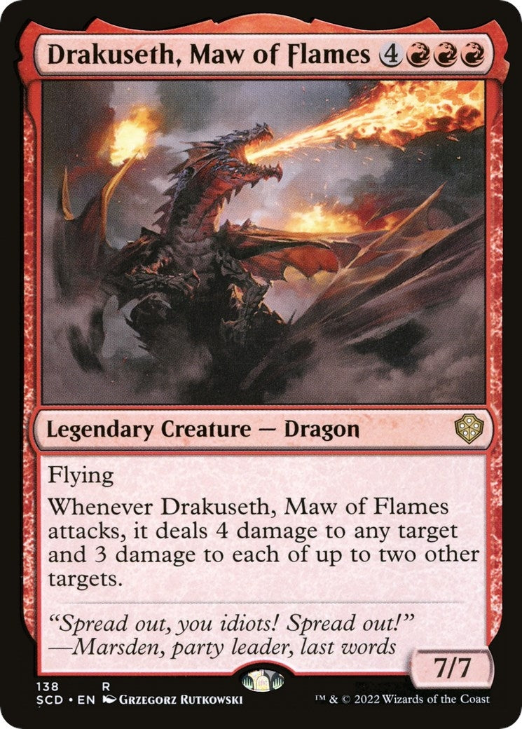 Image for Drakuseth, Maw of Flames (138) (SCD) - Magic: The Gathering