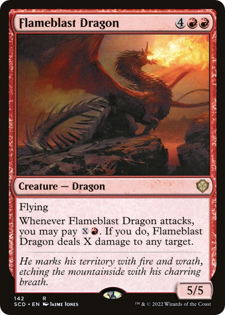 Image for Flameblast Dragon (142) (SCD) - Magic: The Gathering