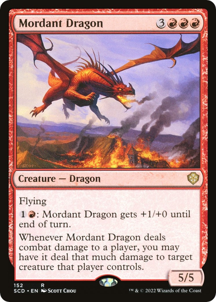 Image for Mordant Dragon (152) (SCD) - Magic: The Gathering