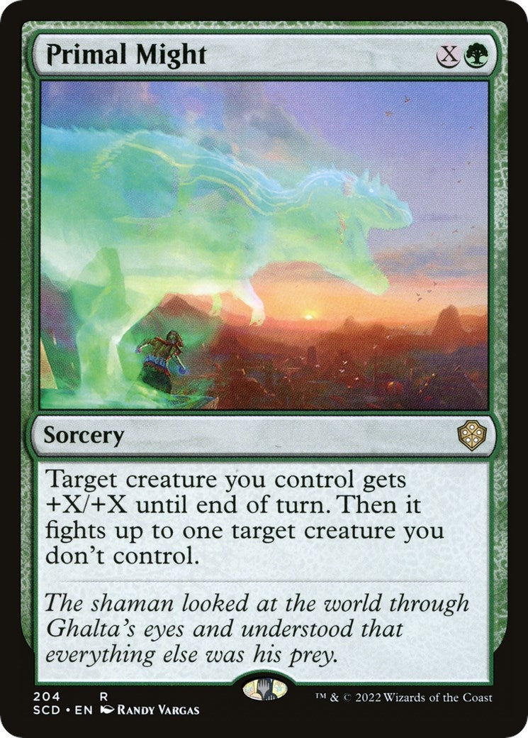 Image for Primal Might (204) (SCD) - Magic: The Gathering