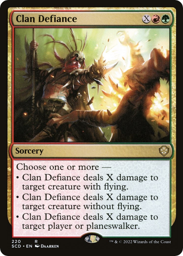 Image for Clan Defiance (220) (SCD) - Magic: The Gathering