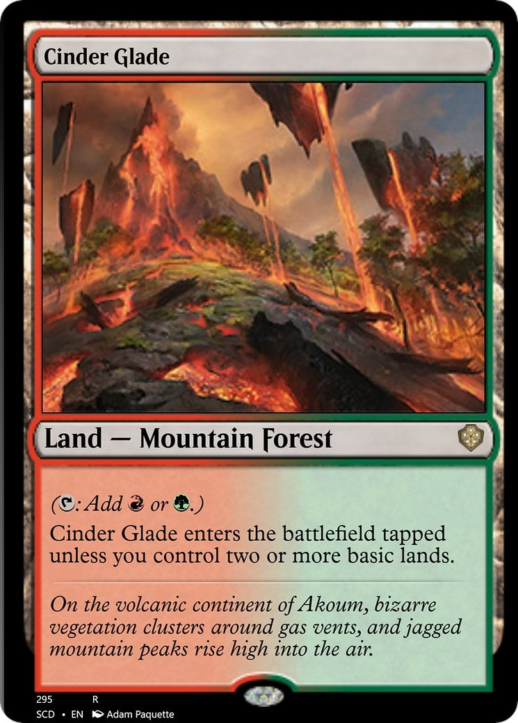 Image for Cinder Glade (295) (SCD) - Magic: The Gathering