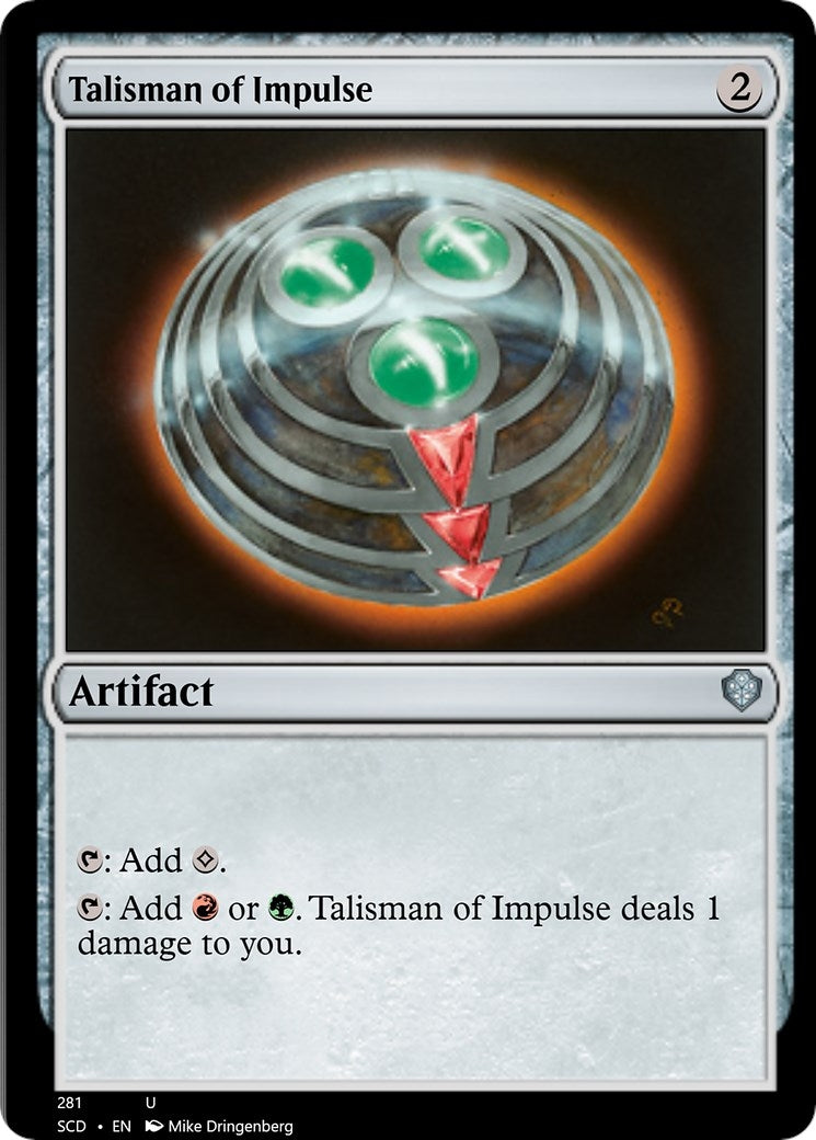 Image for Talisman of Impulse (281) (SCD) - Magic: The Gathering