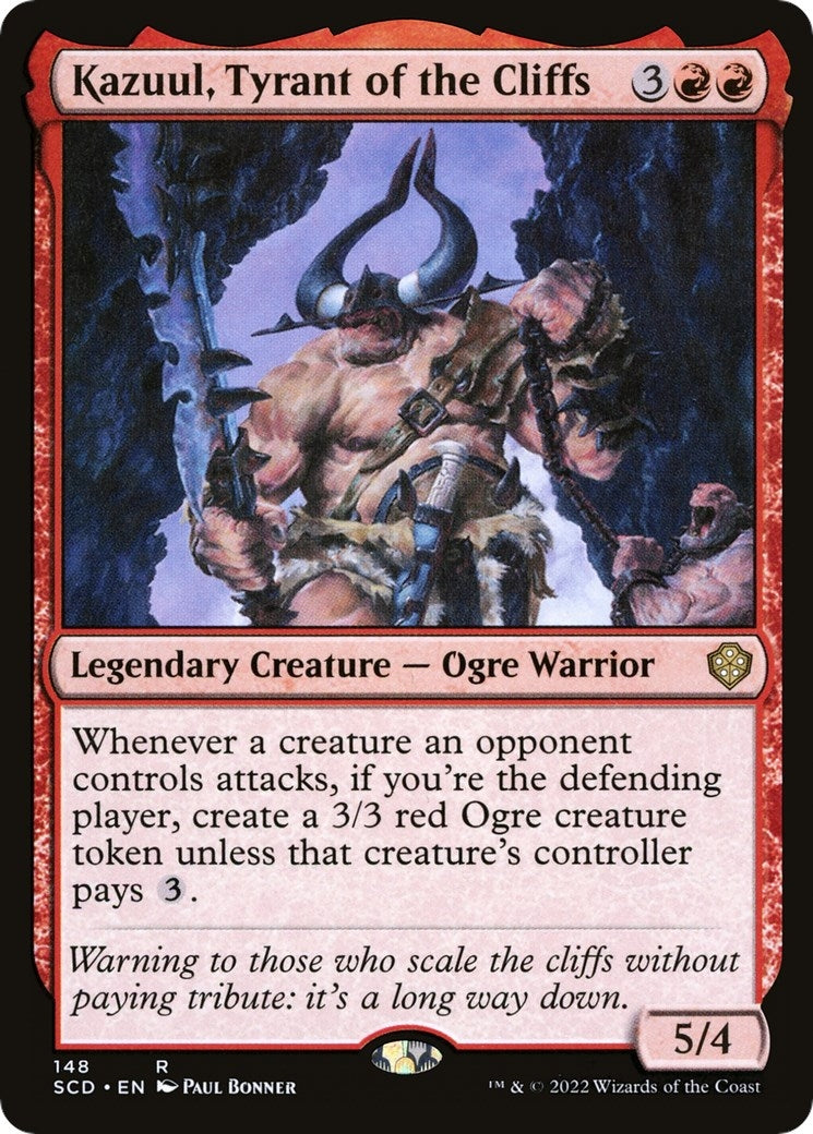 Image for Kazuul, Tyrant of the Cliffs (148) (SCD) - Magic: The Gathering