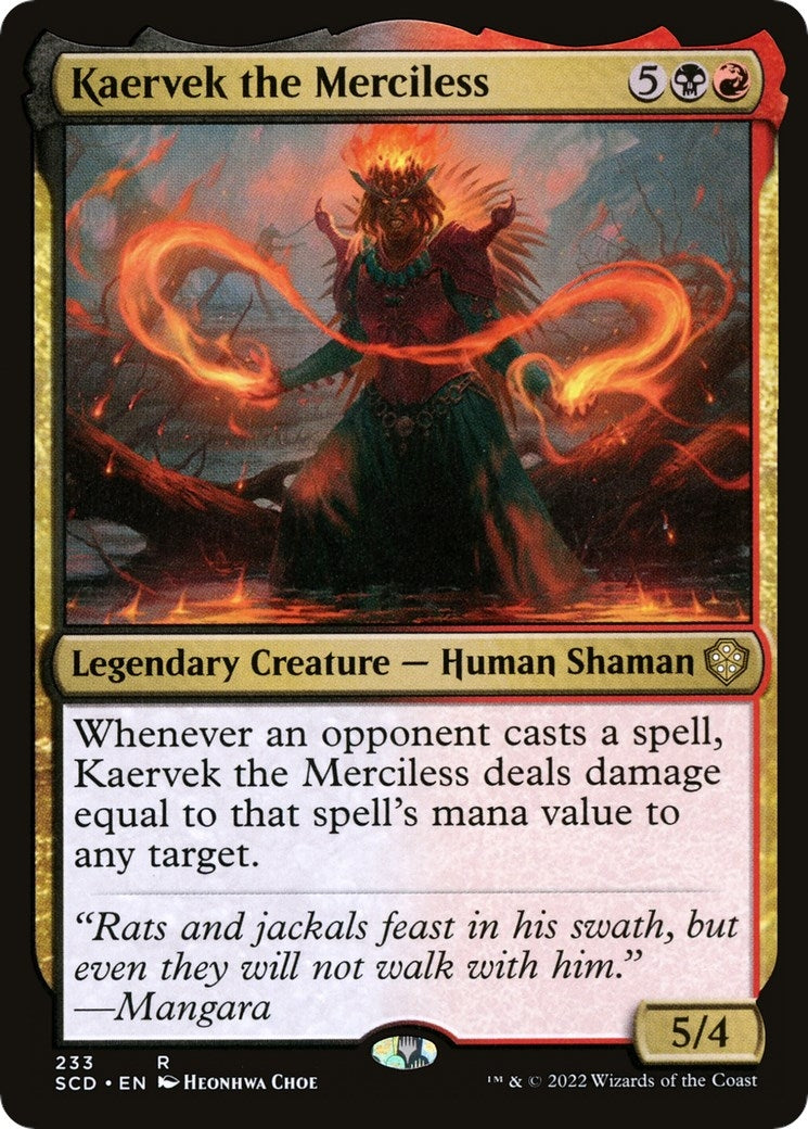 Image for Kaervek the Merciless (233) (SCD) - Magic: The Gathering