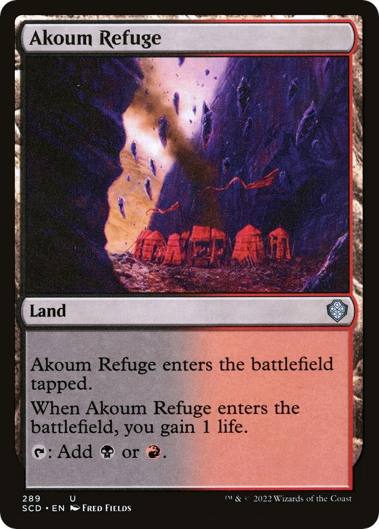 Image for Akoum Refuge (289) (SCD) - Magic: The Gathering