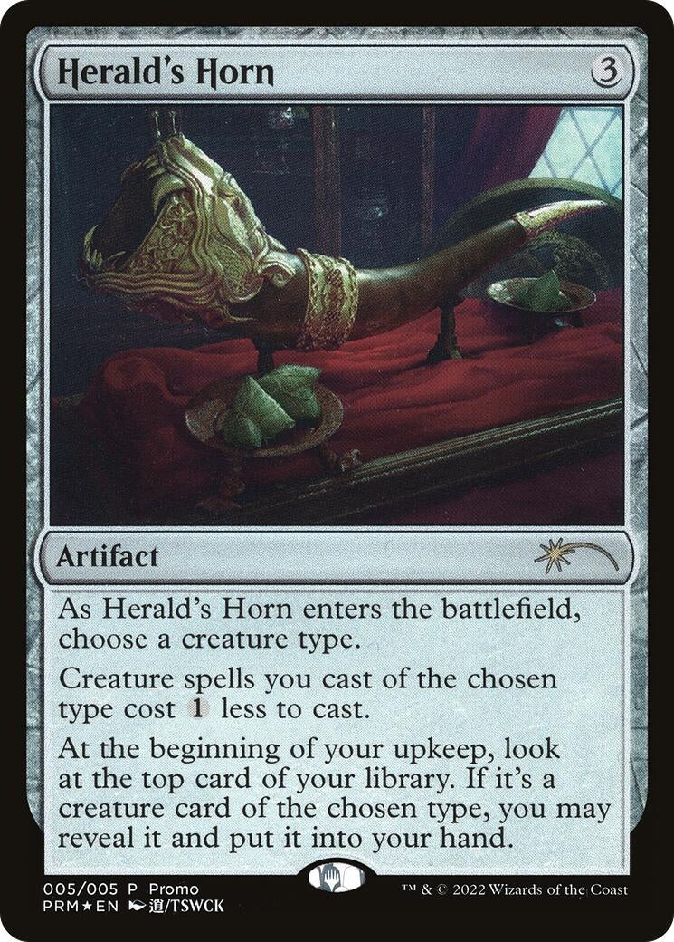 Image for Herald's Horn (Year of the Tiger 2022) (5) (UMP) - Magic: The Gathering