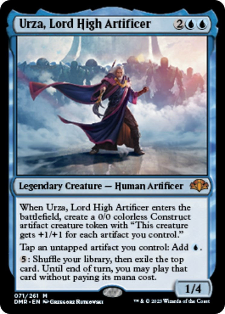Image for Urza, Lord High Artificer (71) (DMR) - Magic: The Gathering