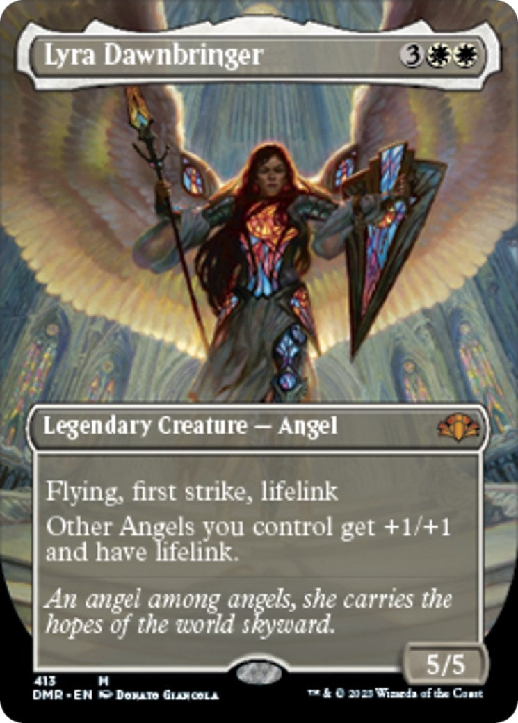 Image for Lyra Dawnbringer (Borderless) (413) (DMR) - Magic: The Gathering