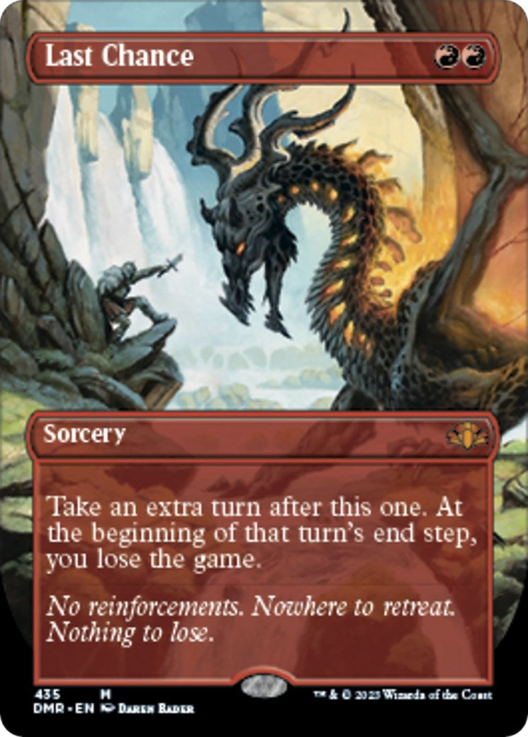 Image for Last Chance (Borderless) (435) (DMR) - Magic: The Gathering