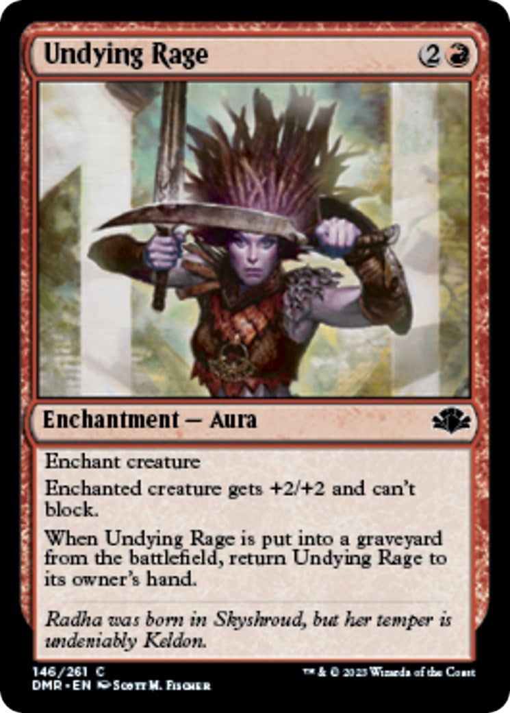 Image for Undying Rage (146) (DMR) - Magic: The Gathering