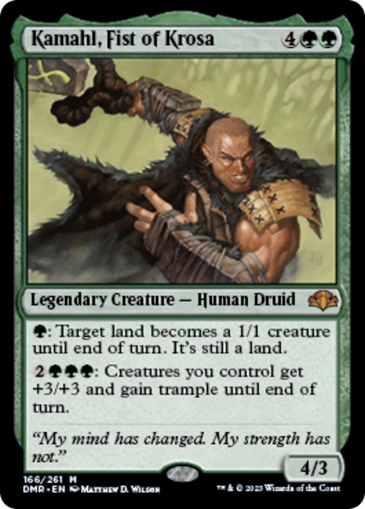 Image for Kamahl, Fist of Krosa (166) (DMR) - Magic: The Gathering