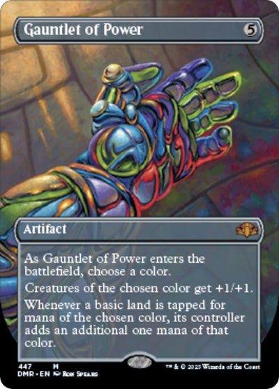 Gauntlet of Power (Borderless) (447) (DMR)