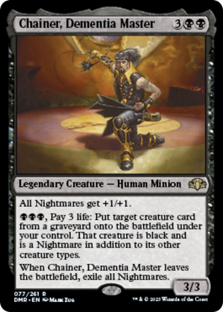 Image for Chainer, Dementia Master (77) (DMR) - Magic: The Gathering
