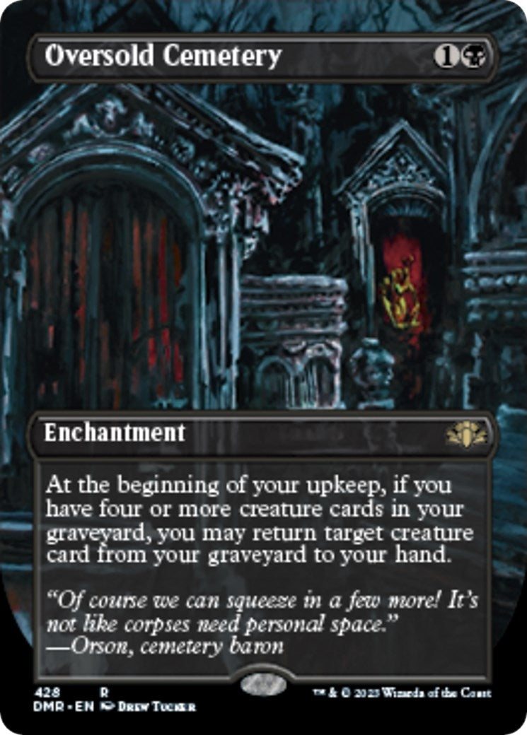 Image for Oversold Cemetery (Borderless) (428) (DMR) - Magic: The Gathering