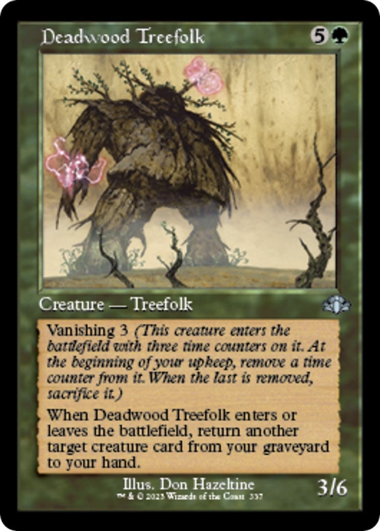 Image for Deadwood Treefolk (Retro Frame) (337) (DMR) - Magic: The Gathering