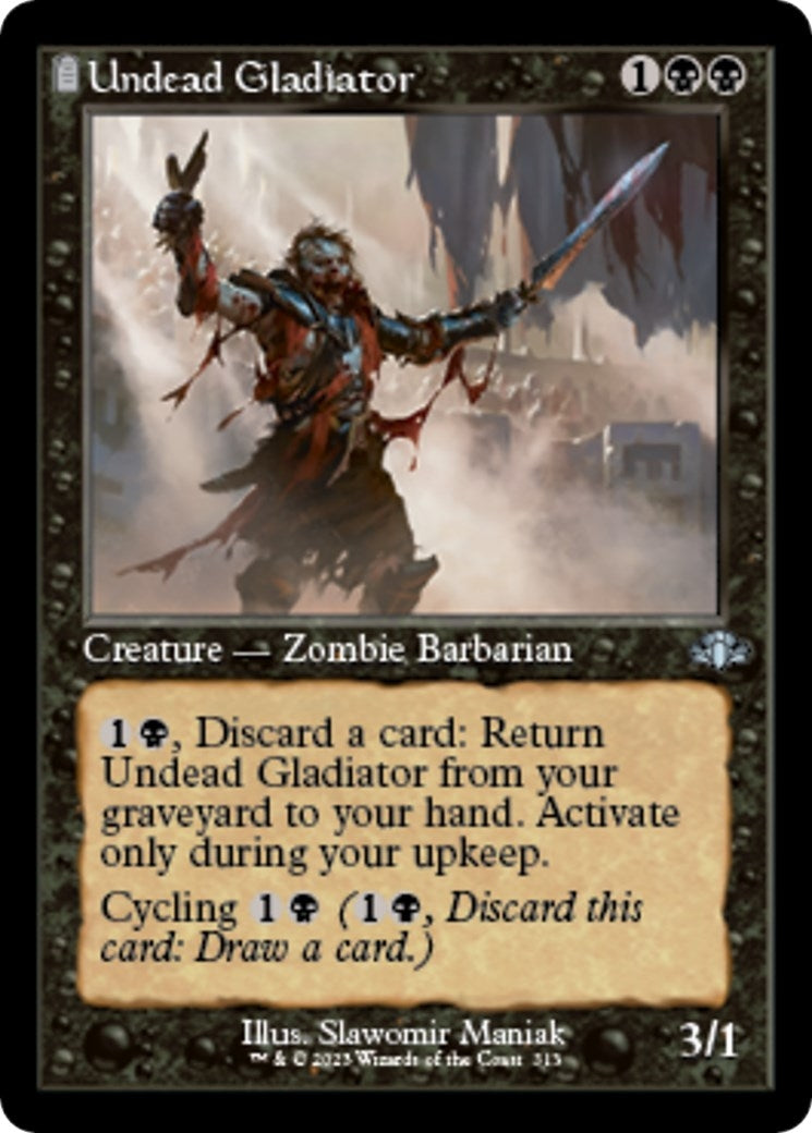 Image for Undead Gladiator (Retro Frame) (313) (DMR) - Magic: The Gathering