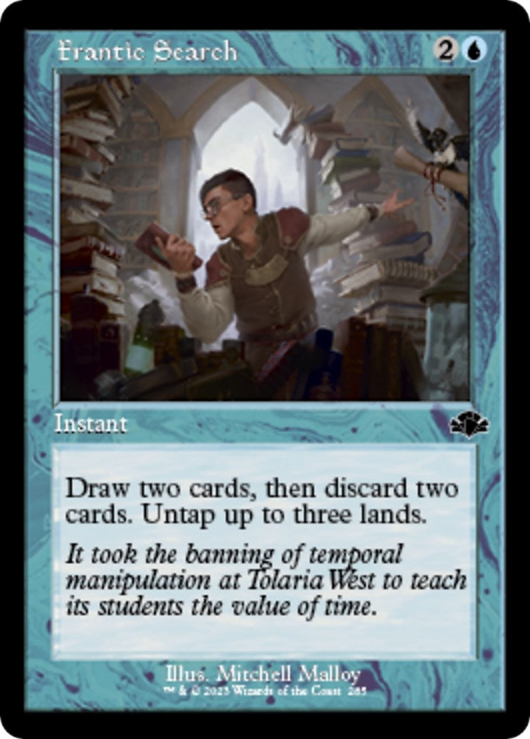Image for Frantic Search (Retro Frame) (285) (DMR) - Magic: The Gathering
