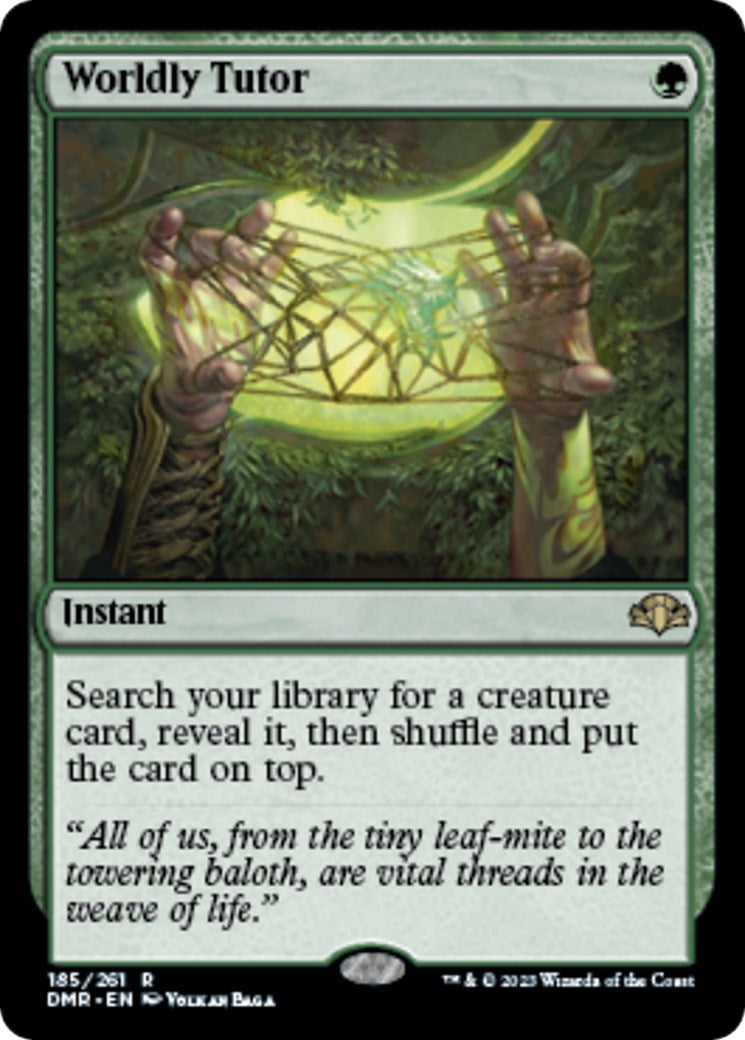 Image for Worldly Tutor (185) (DMR) - Magic: The Gathering