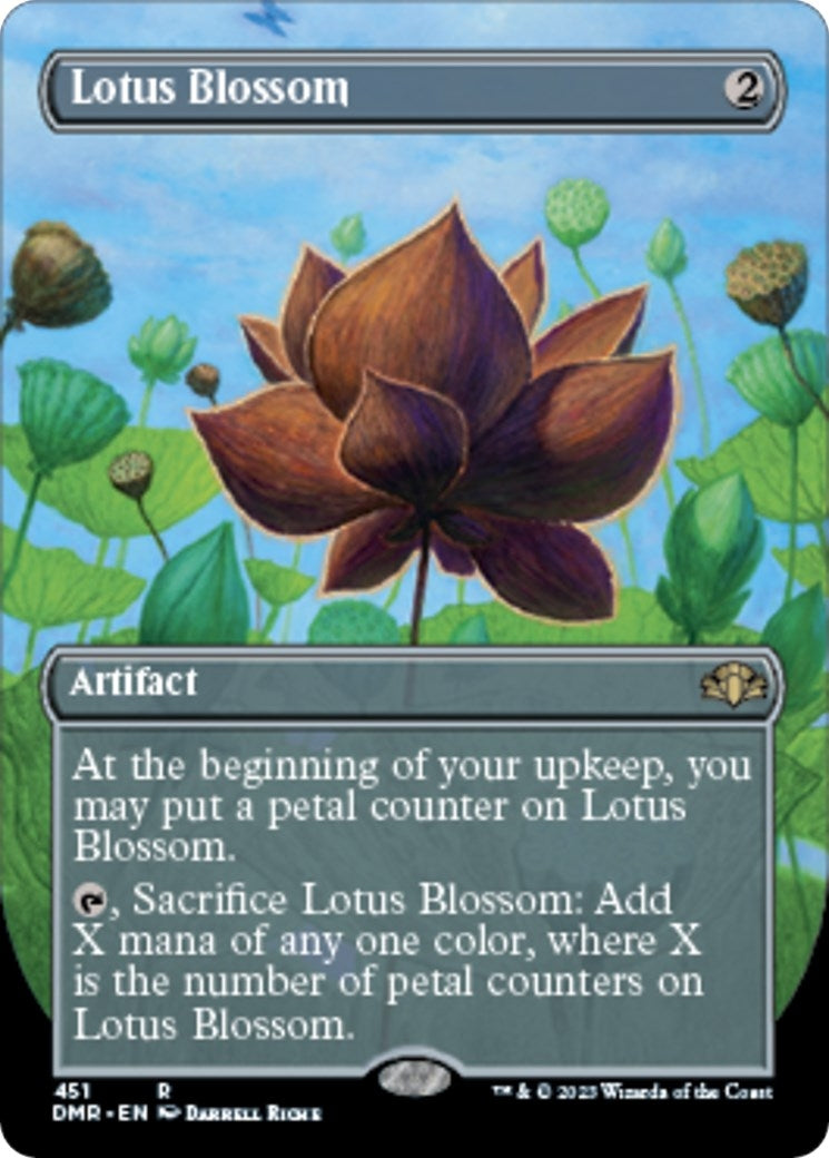 Image for Lotus Blossom (Borderless) (451) (DMR) - Magic: The Gathering