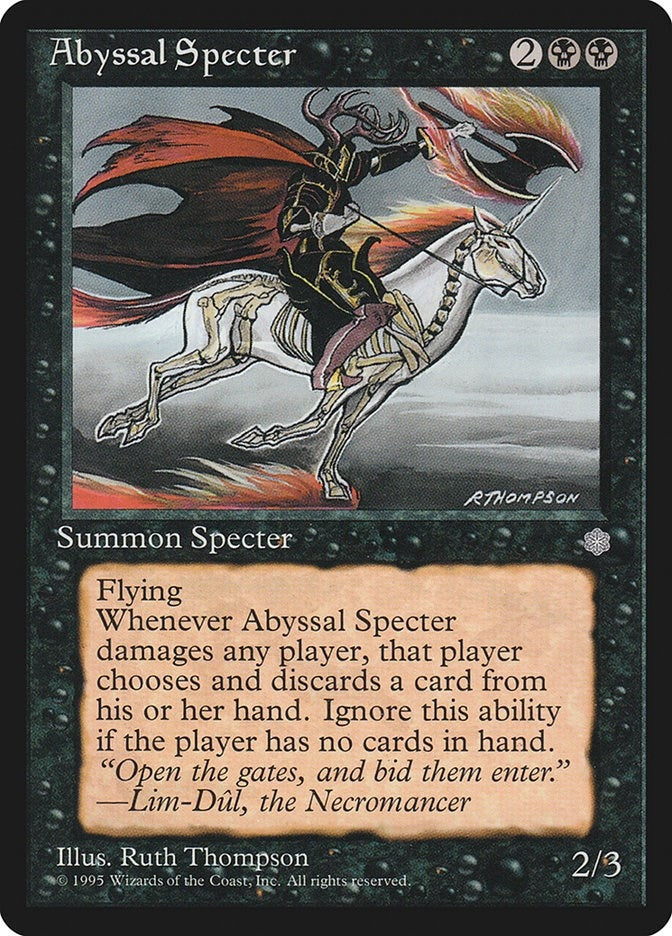 Image for Abyssal Specter (ICE) - Magic: The Gathering