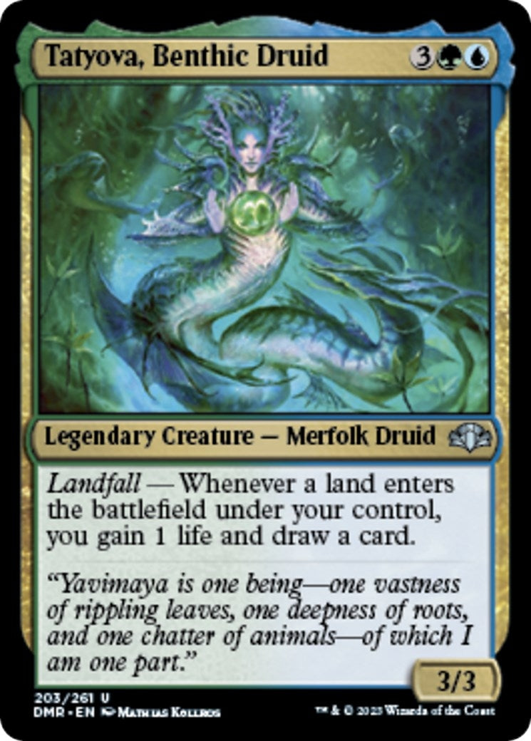Image for Tatyova, Benthic Druid (203) (DMR) - Magic: The Gathering
