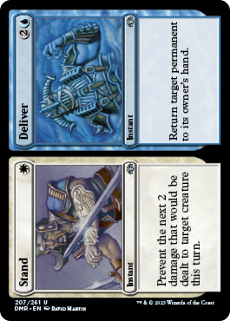 Image for Stand // Deliver (207) (DMR) - Magic: The Gathering