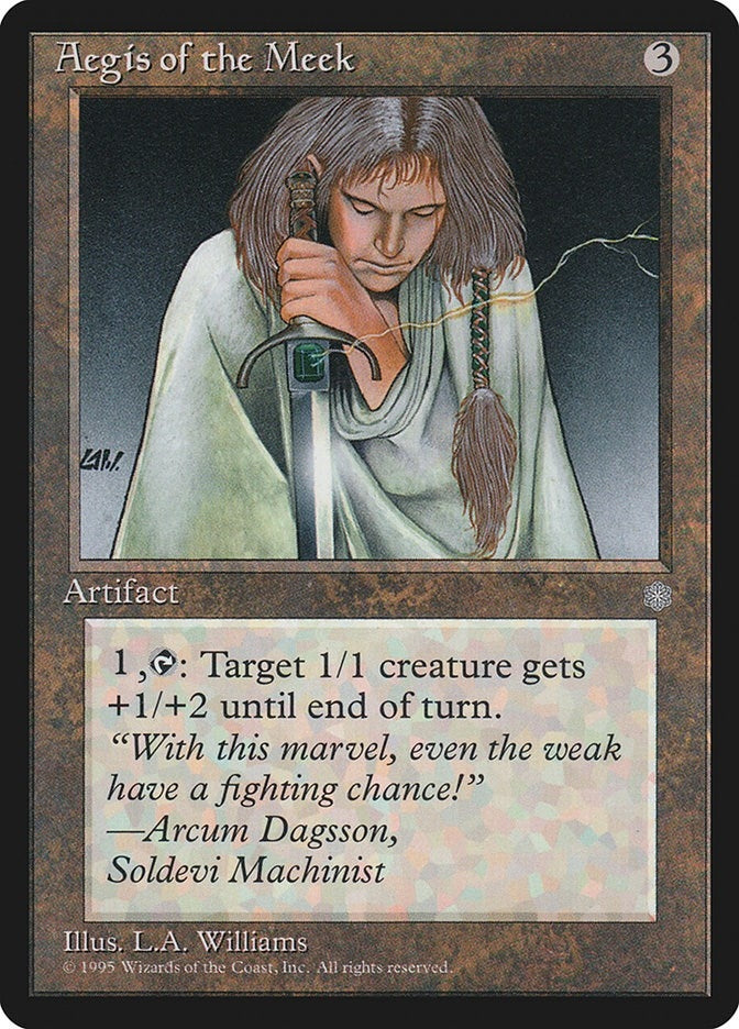 Image for Aegis of the Meek (ICE) - Magic: The Gathering