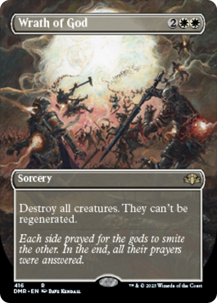 Image for Wrath of God (Borderless) (416) (DMR) - Magic: The Gathering