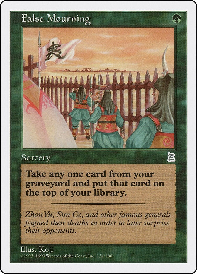 Image for False Mourning (134) (PTK) - Magic: The Gathering
