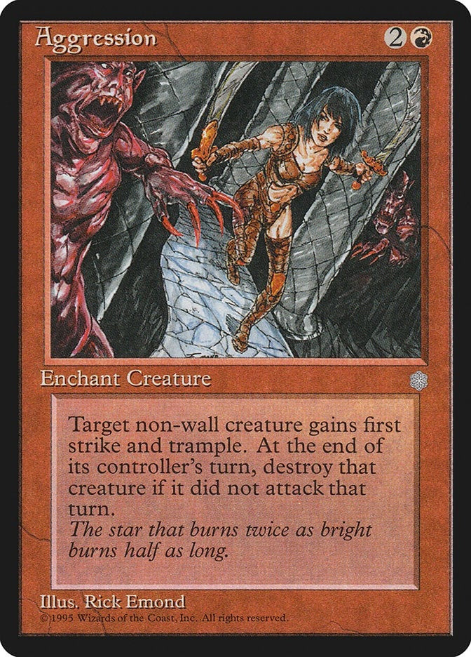 Image for Aggression (ICE) - Magic: The Gathering