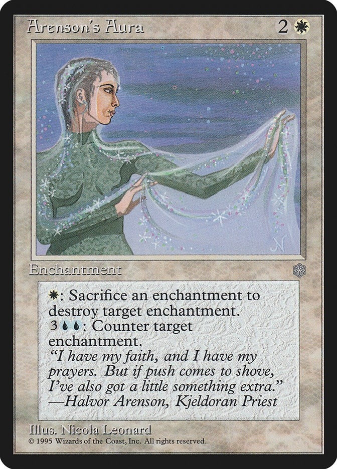 Image for Arenson's Aura (ICE) - Magic: The Gathering
