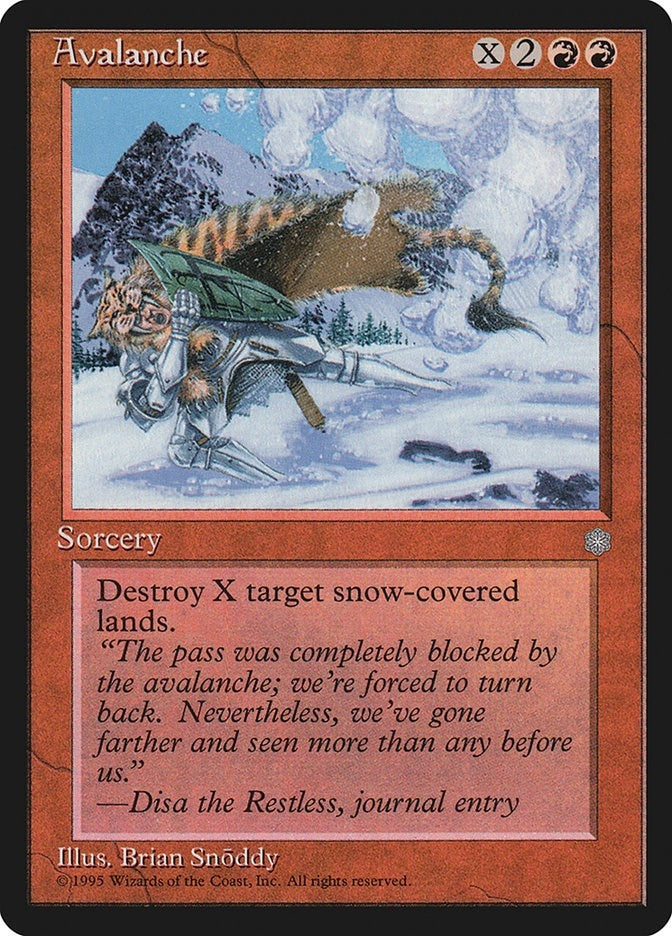 Image for Avalanche (ICE) - Magic: The Gathering