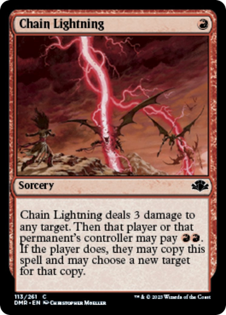 Image for Chain Lightning (113) (DMR) - Magic: The Gathering