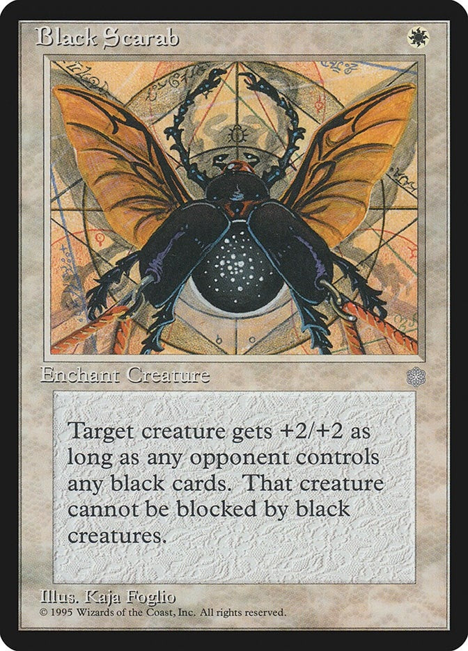 Image for Black Scarab (ICE) - Magic: The Gathering