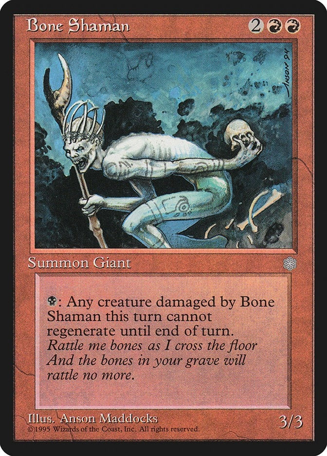 Image for Bone Shaman (ICE) - Magic: The Gathering