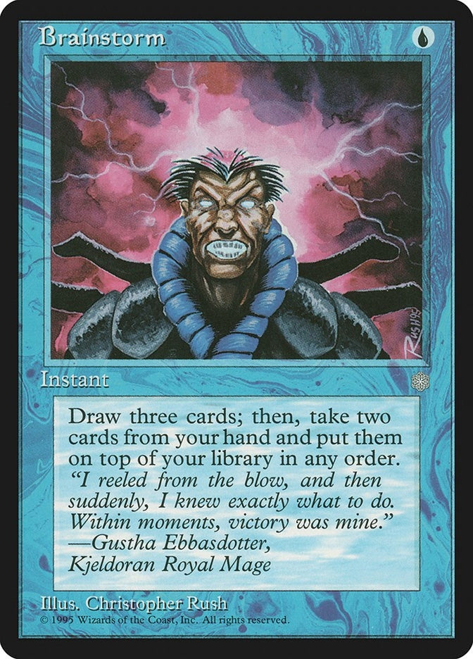 Image for Brainstorm (61) (ICE) - Magic: The Gathering