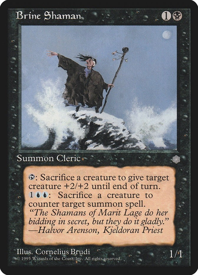Image for Brine Shaman (ICE) - Magic: The Gathering