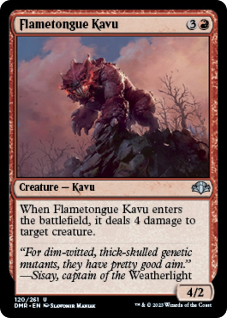 Image for Flametongue Kavu (120) (DMR) - Magic: The Gathering