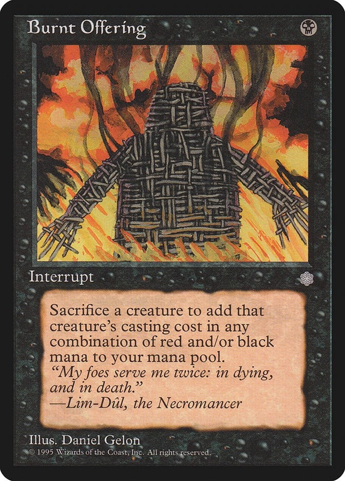 Image for Burnt Offering (ICE) - Magic: The Gathering