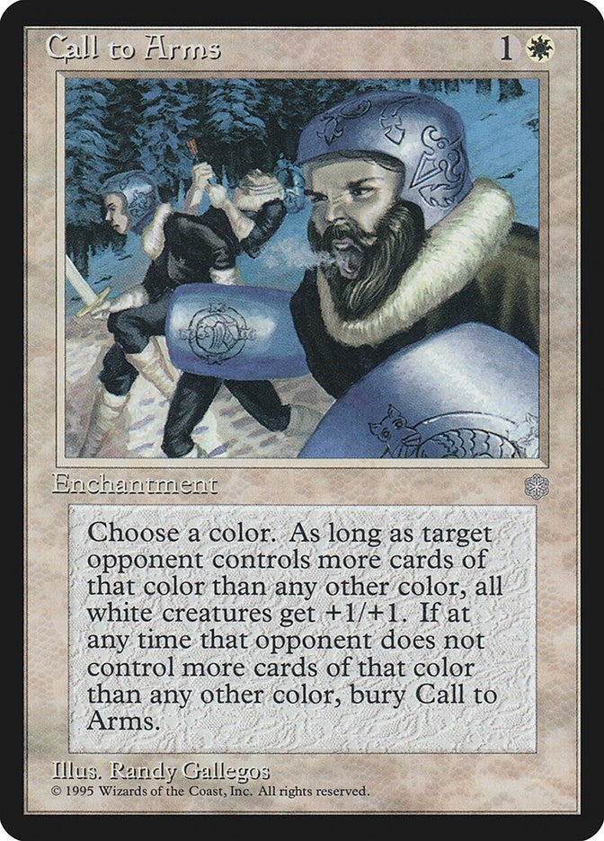 Image for Call to Arms (ICE) - Magic: The Gathering