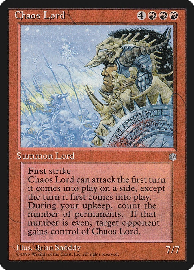 Image for Chaos Lord (ICE) - Magic: The Gathering