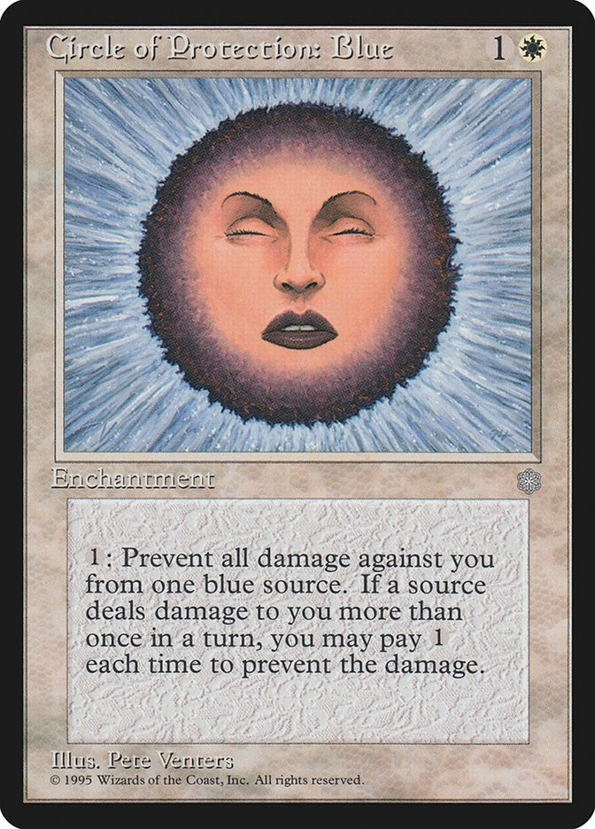 Image for Circle of Protection: Blue (ICE) - Magic: The Gathering