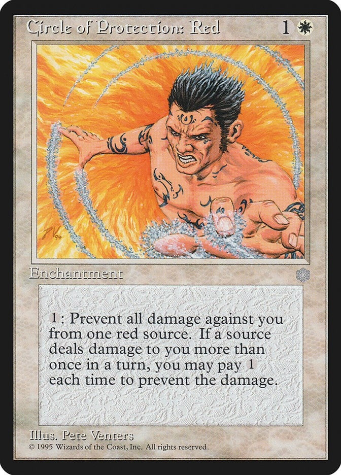 Image for Circle of Protection: Red (ICE) - Magic: The Gathering