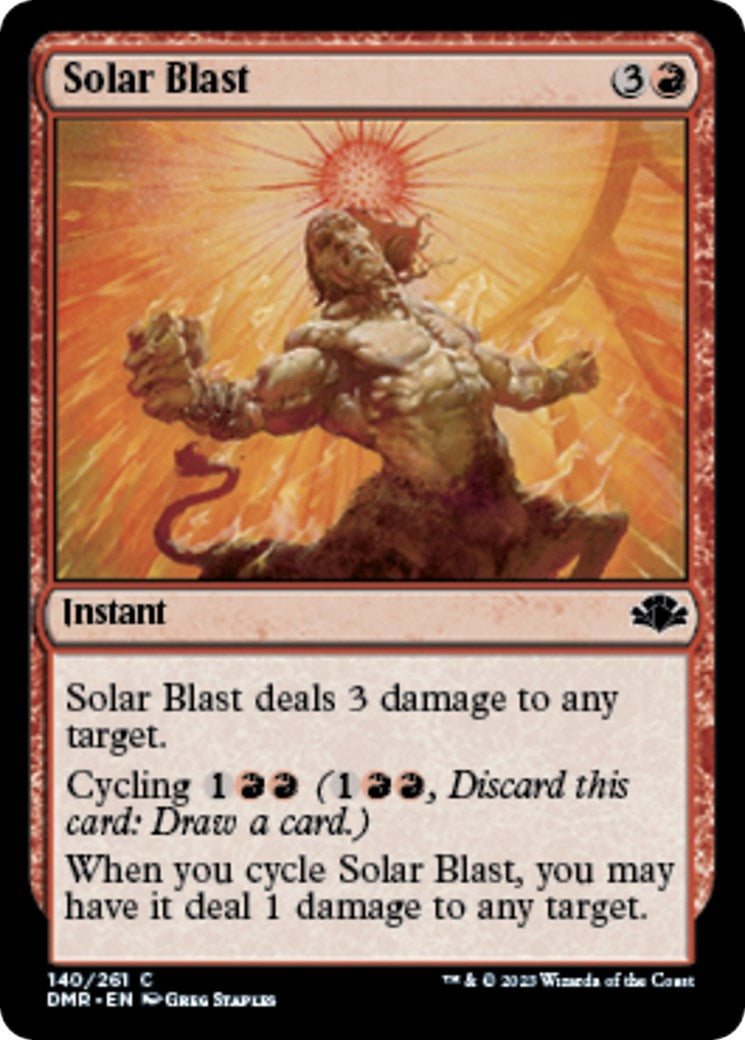 Image for Solar Blast (140) (DMR) - Magic: The Gathering