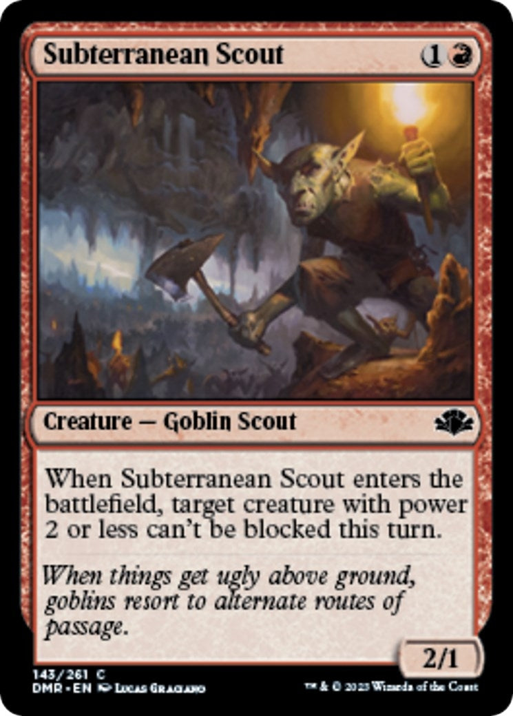 Image for Subterranean Scout (143) (DMR) - Magic: The Gathering