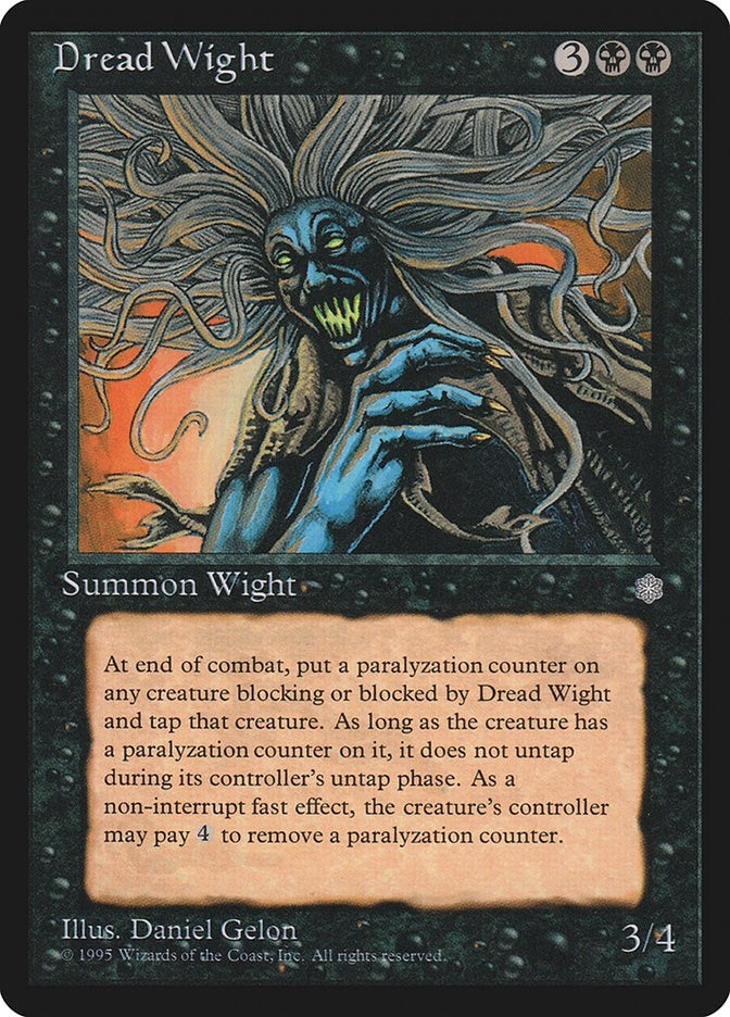 Image for Dread Wight (ICE) - Magic: The Gathering